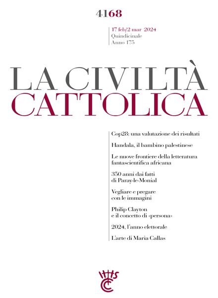 La Civilta Cattolica – 17 Febbraio 2024 Cover