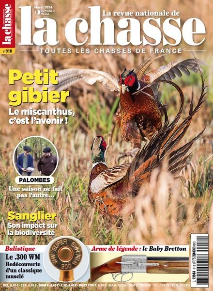 La Revue nationale de La chasse – Mars 2024 Cover