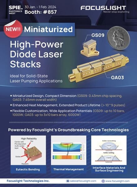 Laser Focus World – January 2024 Cover