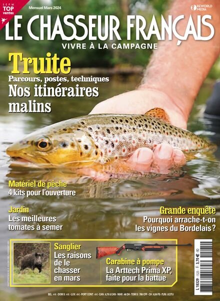 Le Chasseur Francais – Mars 2024 Cover