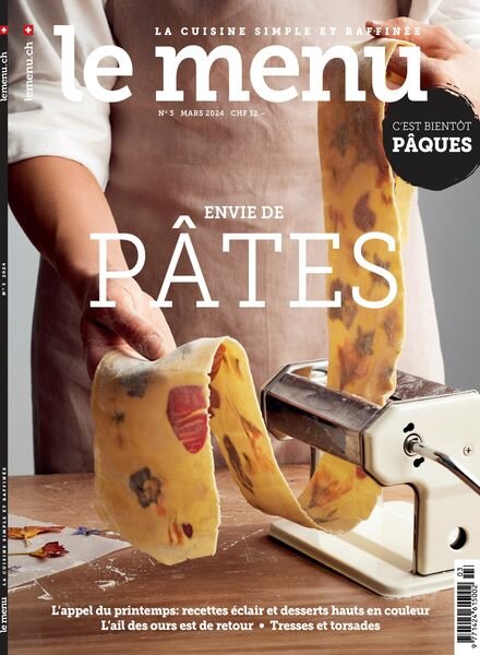 le menu edition francaise – Mars 2024 Cover