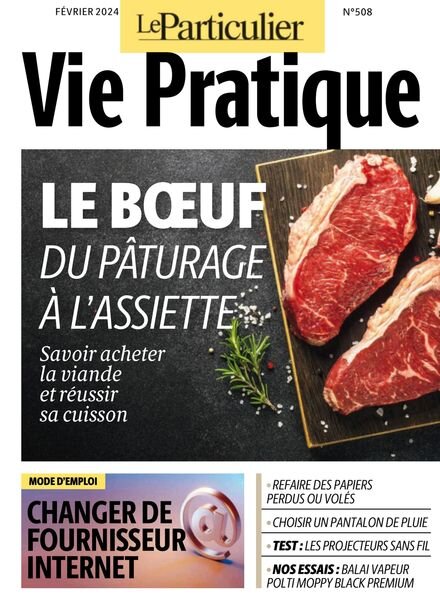Le Particulier Vie Pratique – Fevrier 2024 Cover
