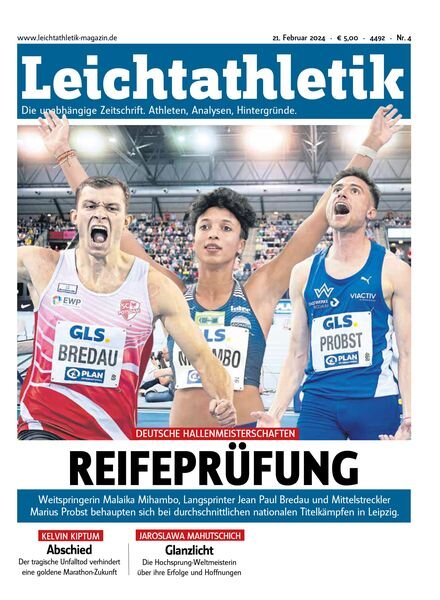 Leichtathletik – 21 Februar 2024 Cover