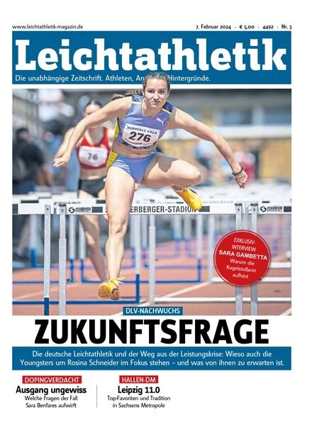 Leichtathletik – 7 Februar 2024 Cover