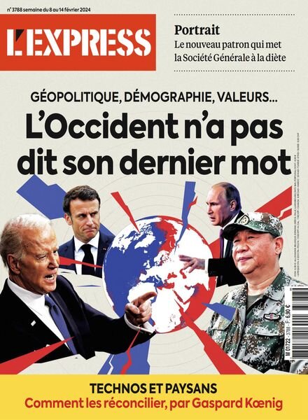 L’Express – 8 Fevrier 2024 Cover