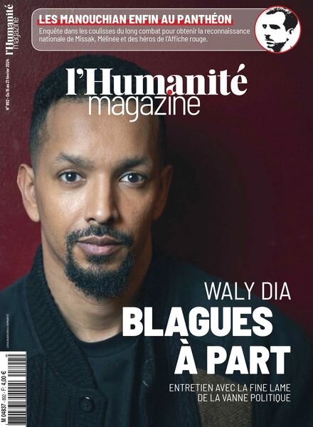 L’Humanite Magazine – 15 Fevrier 2024 Cover