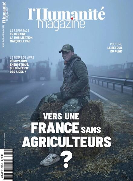 L’Humanite Magazine – 22 Fevrier 2024 Cover