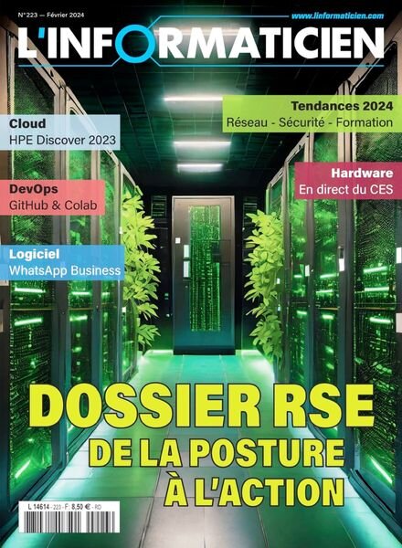 L’Informaticien – Fevrier 2024 Cover