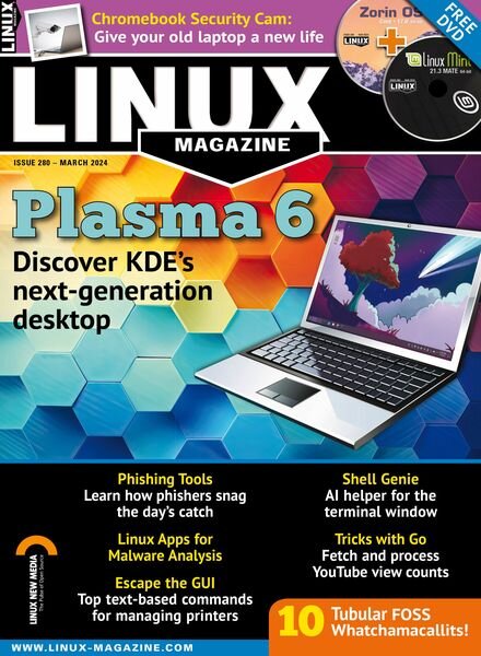 Linux Magazine USA – Issue 280 – March 2024 Cover