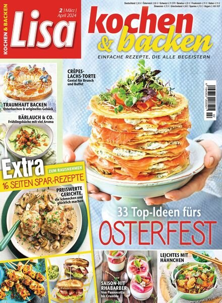 Lisa Kochen & Backen – Februar 2024 Cover