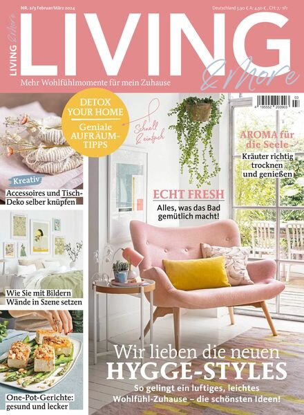 Living & More – Februar-Marz 2024 Cover