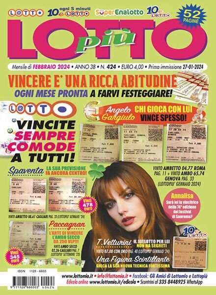 Lottopiu – Febbraio 2024 Cover