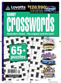 Lovatts Handy Crosswords – Issue 143 – 26 February 2024