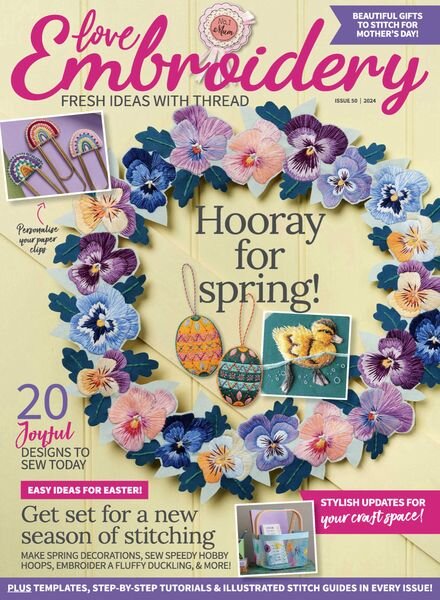 Love Embroidery – Issue 50 – February 2024 Cover