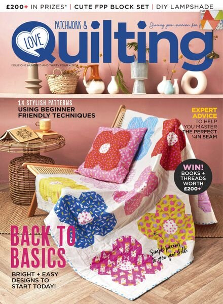 Love Patchwork & Quilting – Issue 134 – February 2024 Cover
