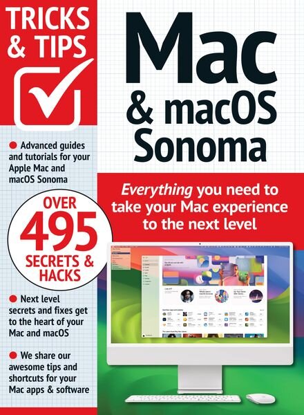 Mac & macOS Sonoma Tricks & Tips – February 2024 Cover