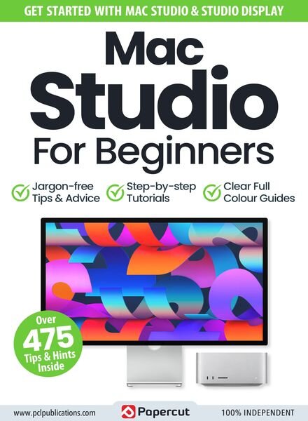 Mac Studio For Beginners – January 2024 Cover