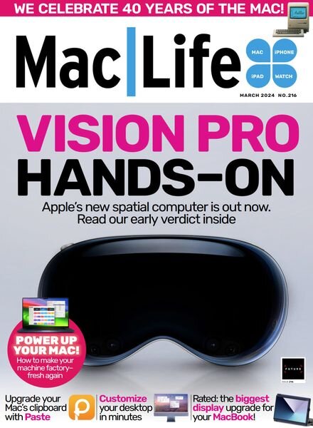 MacLife UK – March 2024 Cover