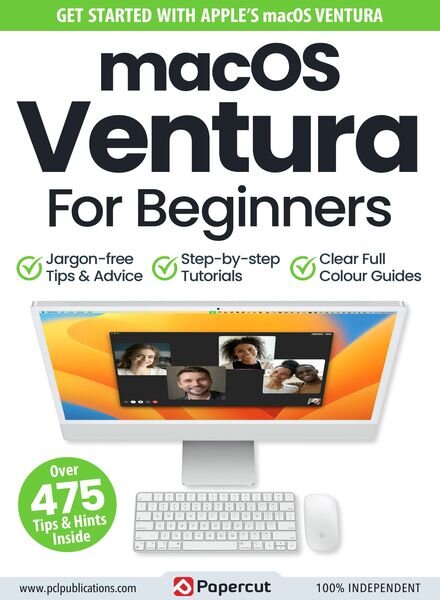 macOS Ventura For Beginners – January 2024 Cover