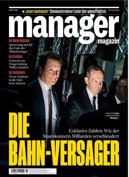 Manager Magazin – Marz 2024 Cover