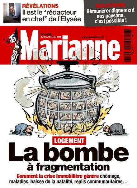 Marianne – 22 Fevrier 2024 Cover