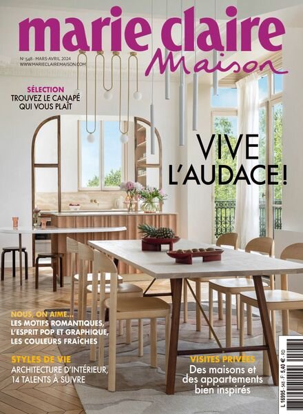 Marie Claire Maison France – Mars-Avril 2024 Cover
