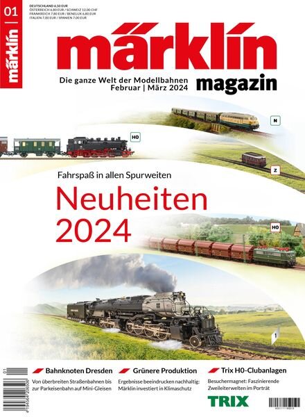 Marklin Magazin – Februar-Marz 2024 Cover
