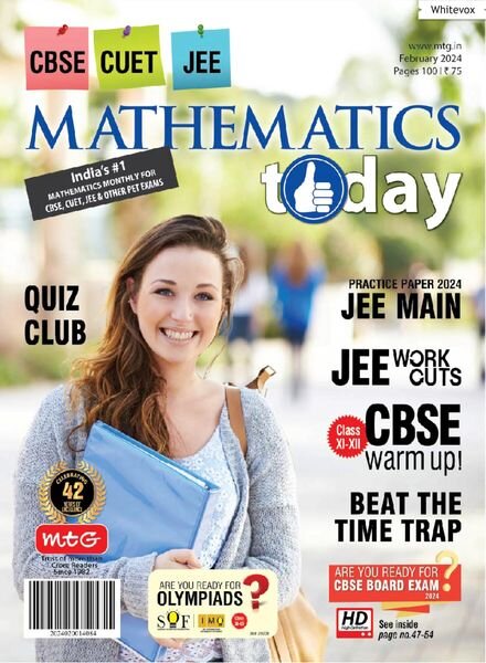 Mathematics Today – February 2024 Cover