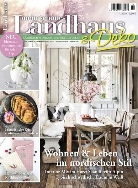 Mein schOnes Landhaus – Januar 2024 Cover
