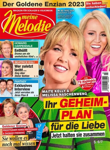 Meine Melodie – Marz 2024 Cover