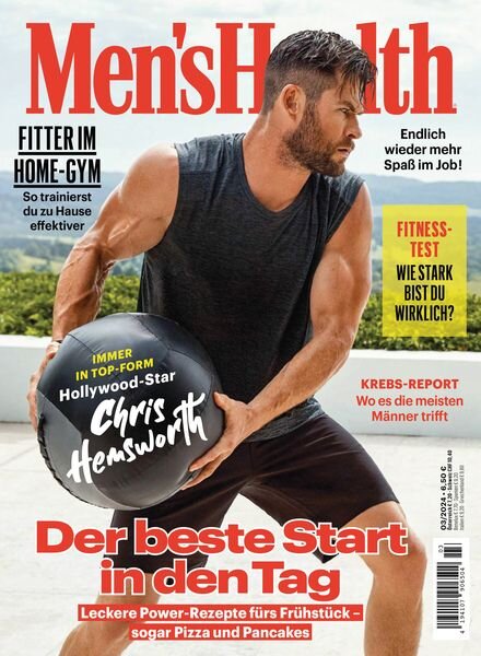 Men’s Health Germany – Marz 2024 Cover