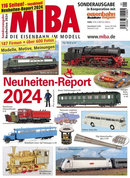 Miba Sonderausgabe – Neuheiten 2024 Cover
