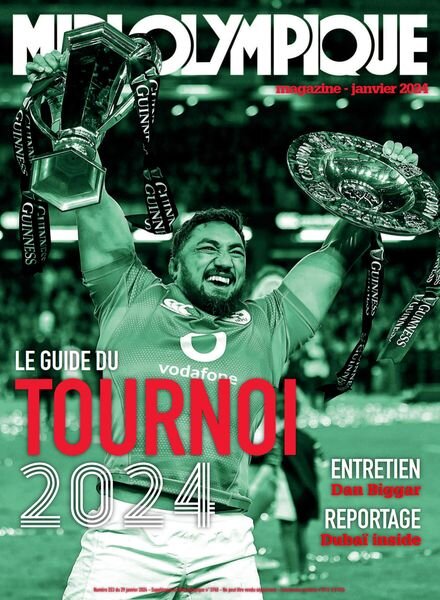 Midi Olympique Magazine – Janvier 2024 Cover