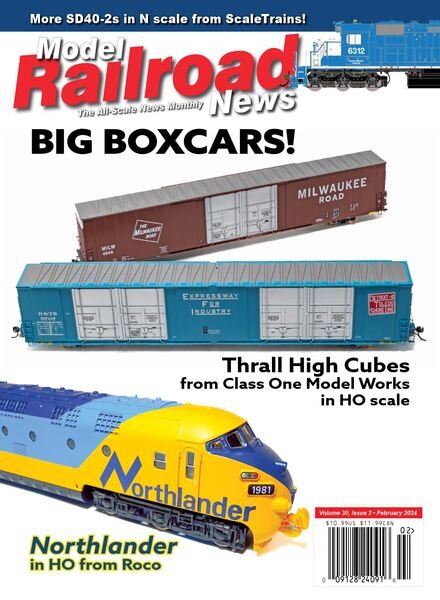 Model Railroad News – February 2024 Cover