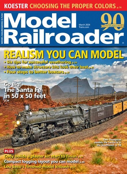 Model Railroader – March 2024 Cover