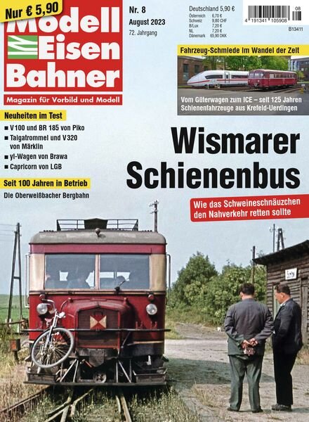ModellEisenBahner – August 2023 Cover