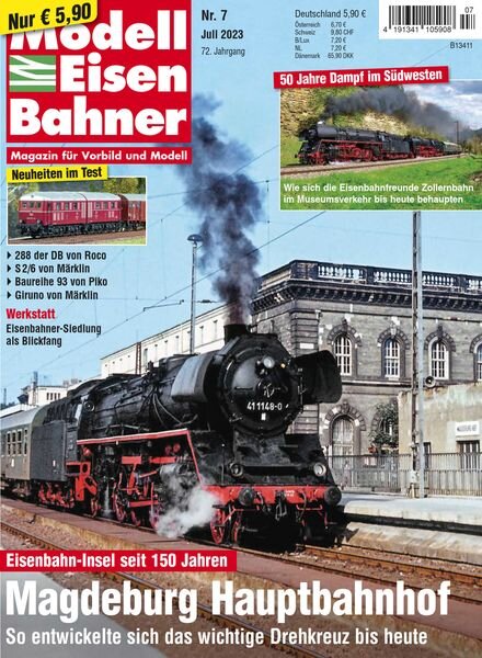 ModellEisenBahner – Juli 2023 Cover