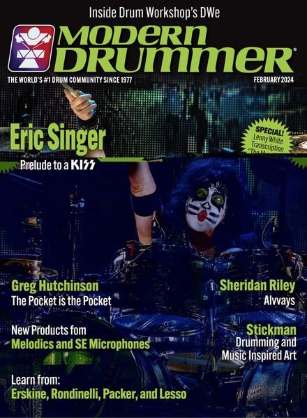 Modern Drummer Magazine – February 2024 Cover
