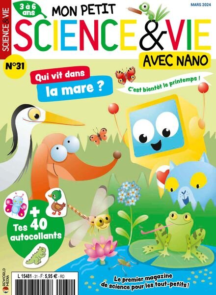 Mon Petit Science & Vie avec Nano – Mars 2024 Cover