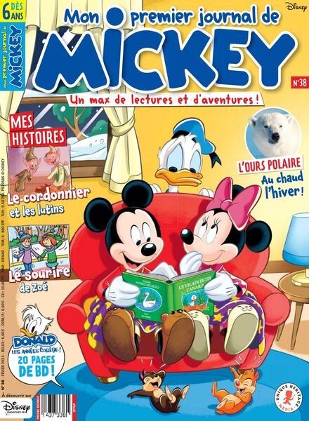 Mon Premier Journal de Mickey – Fevrier 2024 Cover