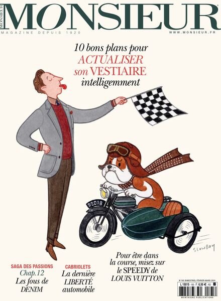 Monsieur – Fevrier-Mars 2024 Cover