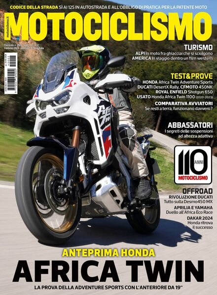 Motociclismo Italia – Febbraio 2024 Cover