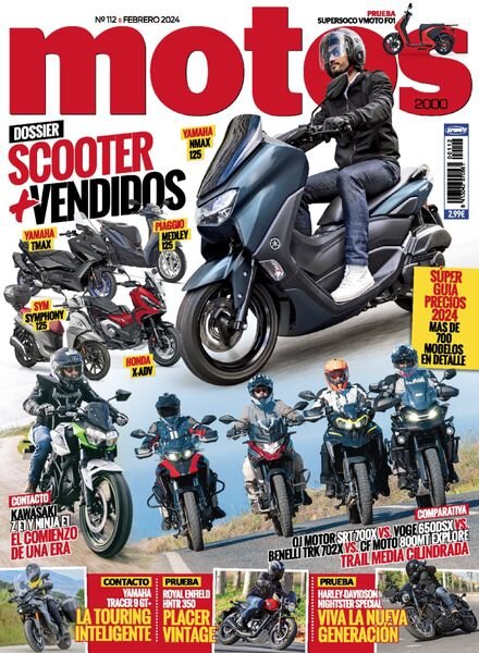 Motos 2000 – Febrero 2024 Cover