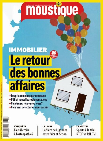 Moustique Magazine – 14 Fevrier 2024 Cover