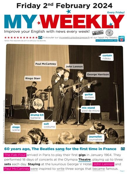 My Weekly fr – 2 Fevrier 2024 Cover