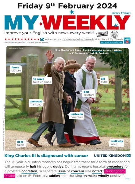My Weekly fr – 9 Fevrier 2024 Cover