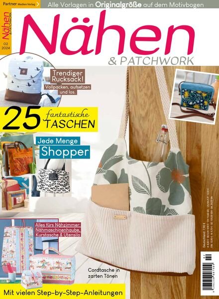 Nahen & Patchwork – Februar 2024 Cover