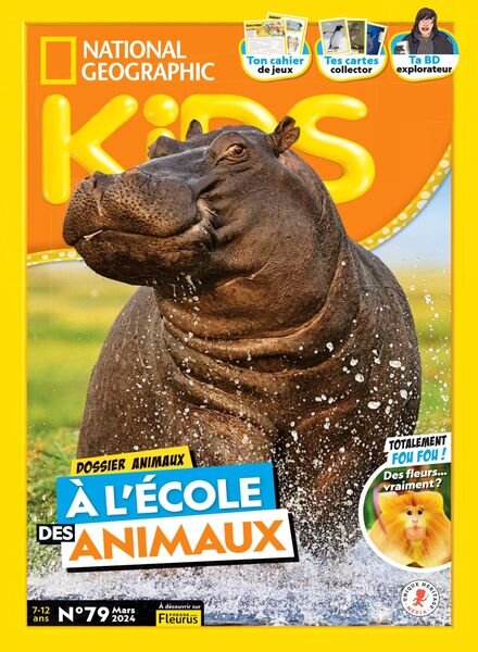 National Geographic Kids France – Mars 2024 Cover
