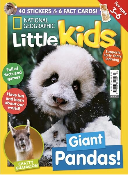 National Geographic Little Kids UK – Issue 15 – April 2024 Cover