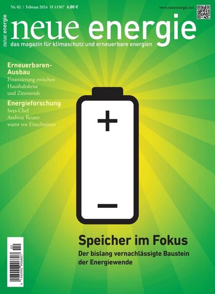 Neue Energie – Februar 2024 Cover